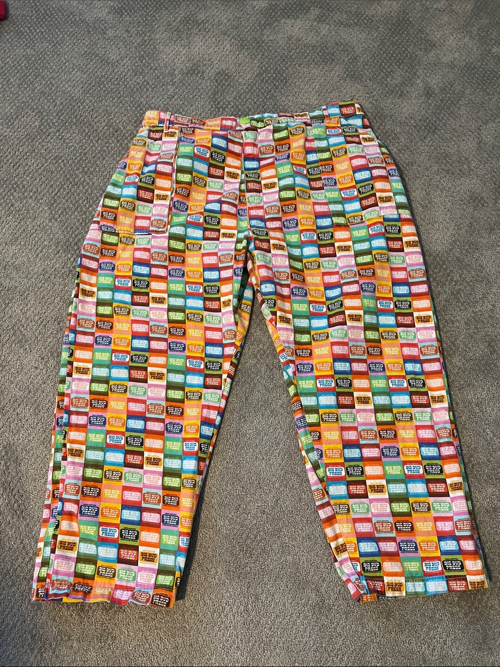 Big Bud Press Women’s XXL Vibrant Block Print Pants